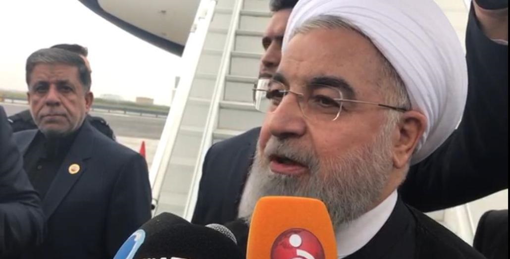 سخنان مهم روحانی در بدو ورود به آمریکا سخنان مهم روحانی در بدو ورود به آمریکا