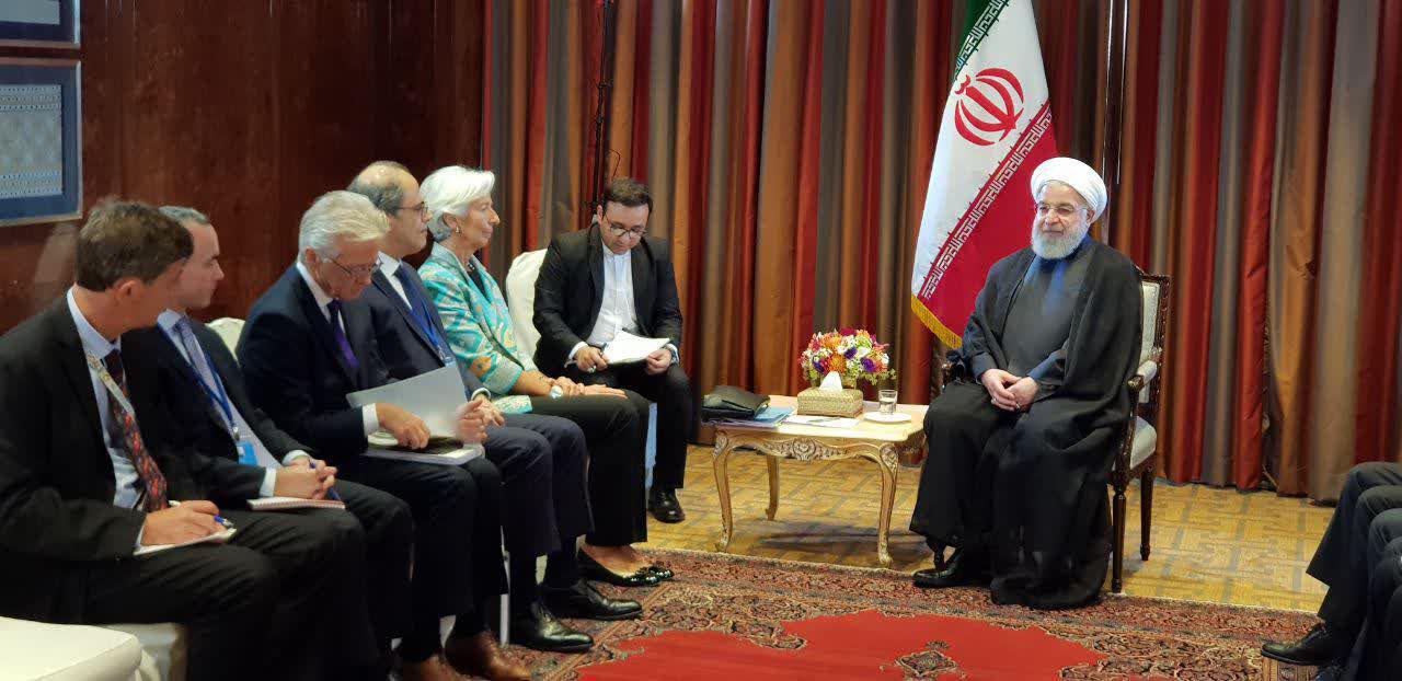 روحانی با مدیر اجرایی صندوق بینالمللی پول دیدار کرد روحانی با مدیر اجرایی صندوق بینالمللی پول دیدار کرد