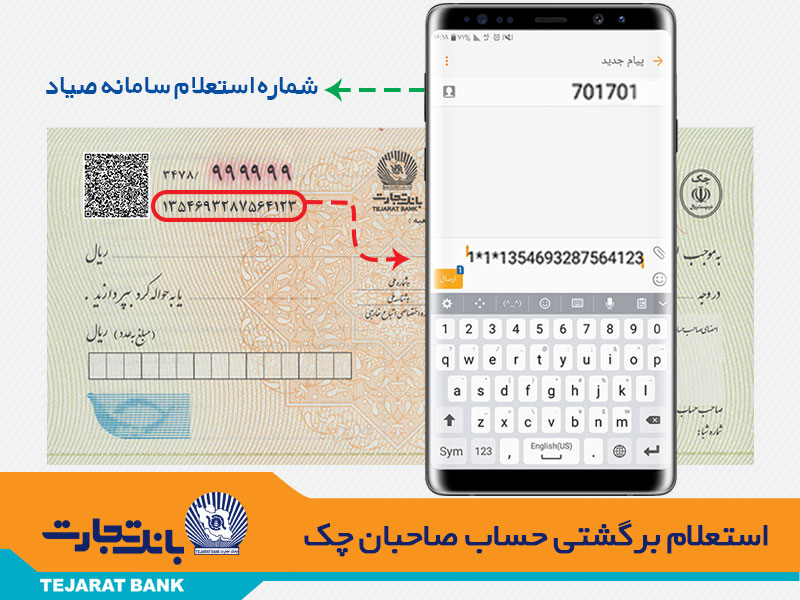 استعلام سوابق چک برگشتی صاحبان حساب با یک پیامک استعلام سوابق چک برگشتی صاحبان حساب با یک پیامک