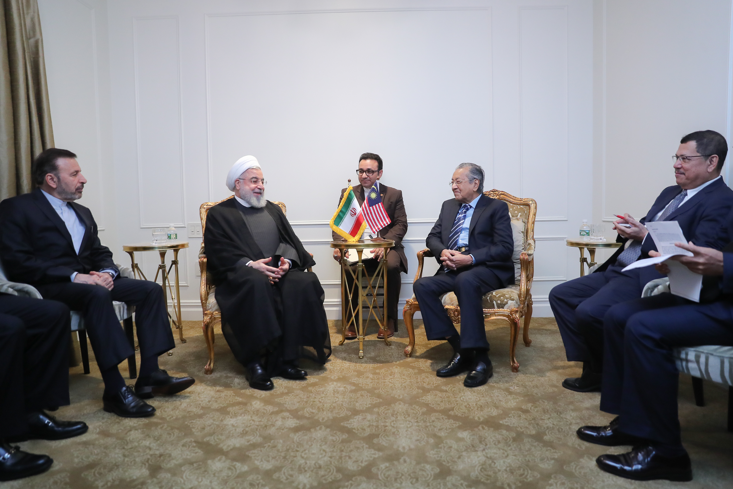 دیدار روحانی با نخست وزیر مالزی دیدار روحانی با نخست وزیر مالزی
