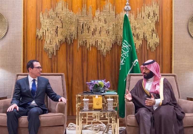 دیدار وزیر خزانهداری آمریکا با بن سلمان دیدار وزیر خزانهداری آمریکا با بن سلمان
