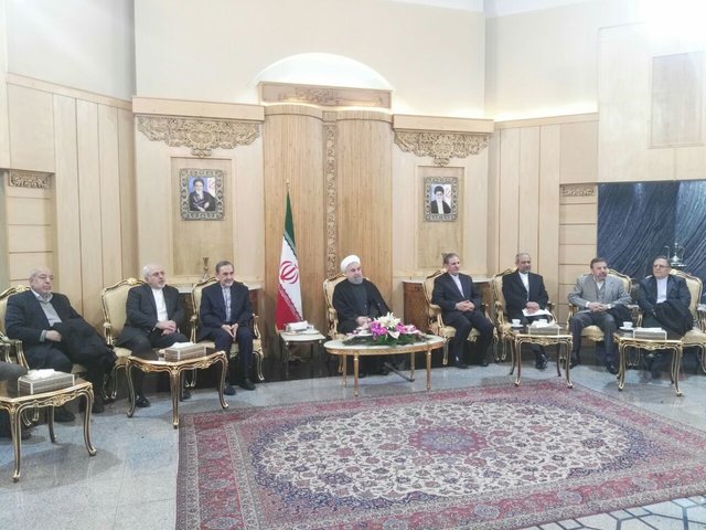 روحانی: ثبات امنیت و توسعه منطقه هدف ایران است روحانی: ثبات امنیت و توسعه منطقه هدف ایران است