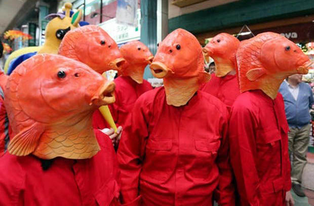 چهره های عجیب در جشن هالوین در توکیو +عکس