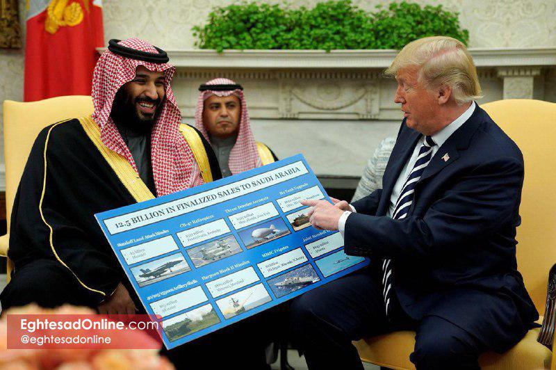ذوقزدگی ترامپ از دوشیدن عربستان در دیدار بن سلمان +عکس ذوقزدگی ترامپ از دوشیدن عربستان در دیدار بن سلمان +عکس