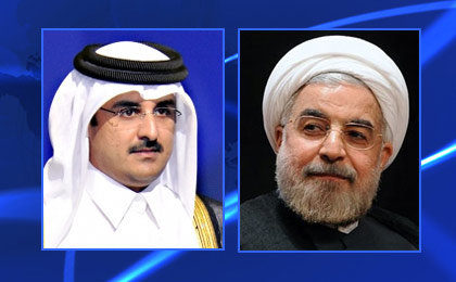 روحانی به امیر قطر پیام داد روحانی به امیر قطر پیام داد