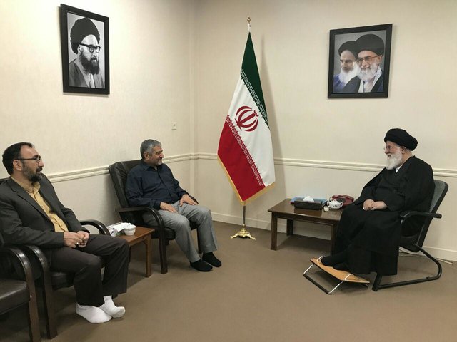 فرمانده کل سپاه با آیتالله علم الهدی دیدار کرد فرمانده کل سپاه با آیتالله علم الهدی دیدار کرد