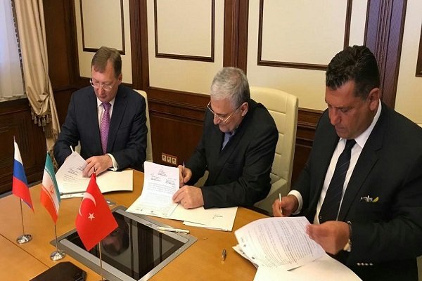 امضا توافقنامه مشارکت سهجانبهای ایران، ترکیه و روسیه امضا توافقنامه مشارکت سهجانبهای ایران، ترکیه و روسیه