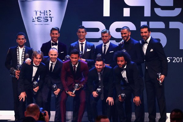 تیم منتخب سال ۲۰۱۷ فیفا معرفی شد +عکس تیم منتخب سال ۲۰۱۷ فیفا معرفی شد +عکس