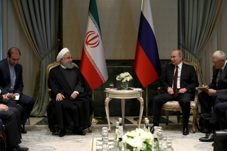 روحانی: همکاریهای ایران و روسیه در سطح راهبردی ادامه خواهد یافت/ تاکید بر ضرورت اجرای دقیق توافقات دو کشور در حوزههای اقتصادی، انرژی، حملونقل و ترانزیت روحانی: همکاریهای ایران و روسیه در سطح راهبردی ادامه خواهد یافت/ تاکید بر ضرورت اجرای دقیق توافقات دو کشور در حوزههای اقتصادی، انرژی، حملونقل و ترانزیت