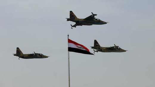 عراق محل نشست فرماندهان داعش را هدف گرفت عراق محل نشست فرماندهان داعش را هدف گرفت
