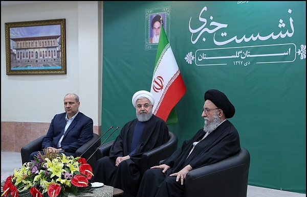 روحانی: امنیت و همدلی، لازمه حل مشکلات است/ رشد و توسعه، با انزوا و انحصار ممکن نیست روحانی: امنیت و همدلی، لازمه حل مشکلات است/ رشد و توسعه، با انزوا و انحصار ممکن نیست