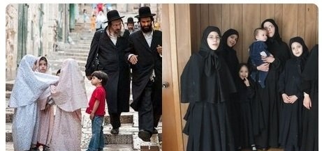 زنان و دختران اسرائیلی با چادر و مقنعه +عکس زنان و دختران اسرائیلی با چادر و مقنعه +عکس
