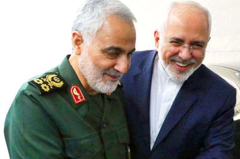 ظریف به سردار سلیمانی تبریک گفت ظریف به سردار سلیمانی تبریک گفت