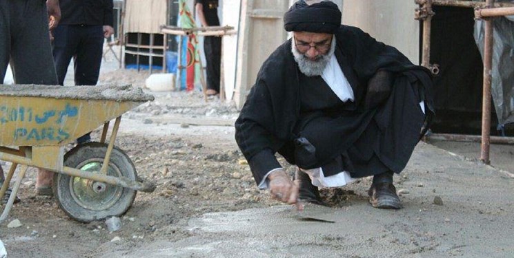 تصویری متفاوت از یک امام جمعه +عکس