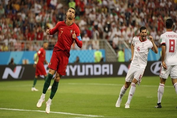 گل ایران به پرتغال +فیلم