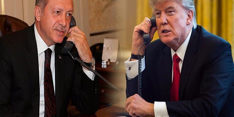 ترامپ و اردوغان درباره سوریه گفتوگو کردند ترامپ و اردوغان درباره سوریه گفتوگو کردند