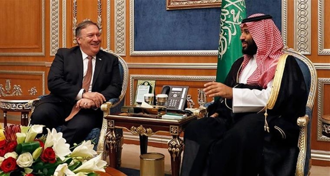 پمپئو با بن سلمان درباره خاشقچی و یمن گفت و گو کرد پمپئو با بن سلمان درباره خاشقچی و یمن گفت و گو کرد