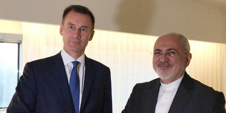 جرمی هانت با ظریف دیدار کرد