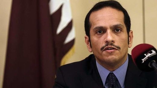 وزیر خارجه قطر فاتحه شورای همکاری خلیج فارس را خواند! وزیر خارجه قطر فاتحه شورای همکاری خلیج فارس را خواند!