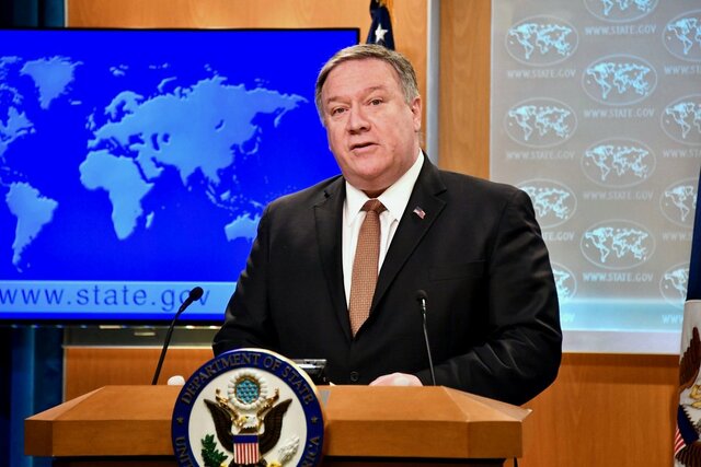 پمپئو: دولت آمریکا فشار بر ایران را ادامه خواهد داد پمپئو: دولت آمریکا فشار بر ایران را ادامه خواهد داد
