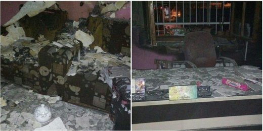 آتش سوزی مدرسه ابتدایی در محمود آباد مازندران آتش سوزی مدرسه ابتدایی در محمود آباد مازندران