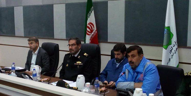 برگزاری جلسه ستاد بحران خوزستان به ریاست شمخانی برگزاری جلسه ستاد بحران خوزستان به ریاست شمخانی