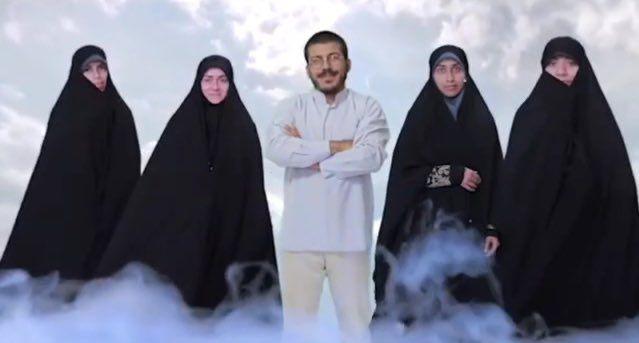 تبلیغ چند همسری با مرد 4 زنه! +فیلم