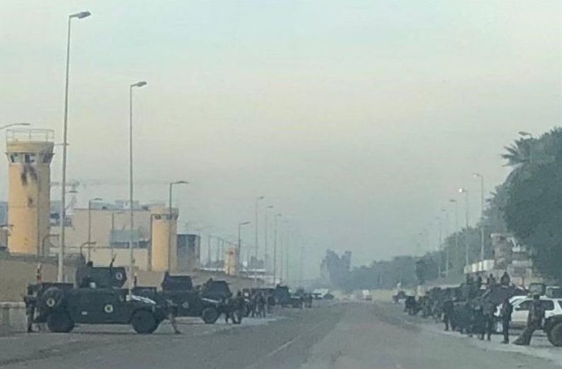 العربیه: تدابیر شدید امنیتی در اطراف سفارت آمریکا در بغداد العربیه: تدابیر شدید امنیتی در اطراف سفارت آمریکا در بغداد