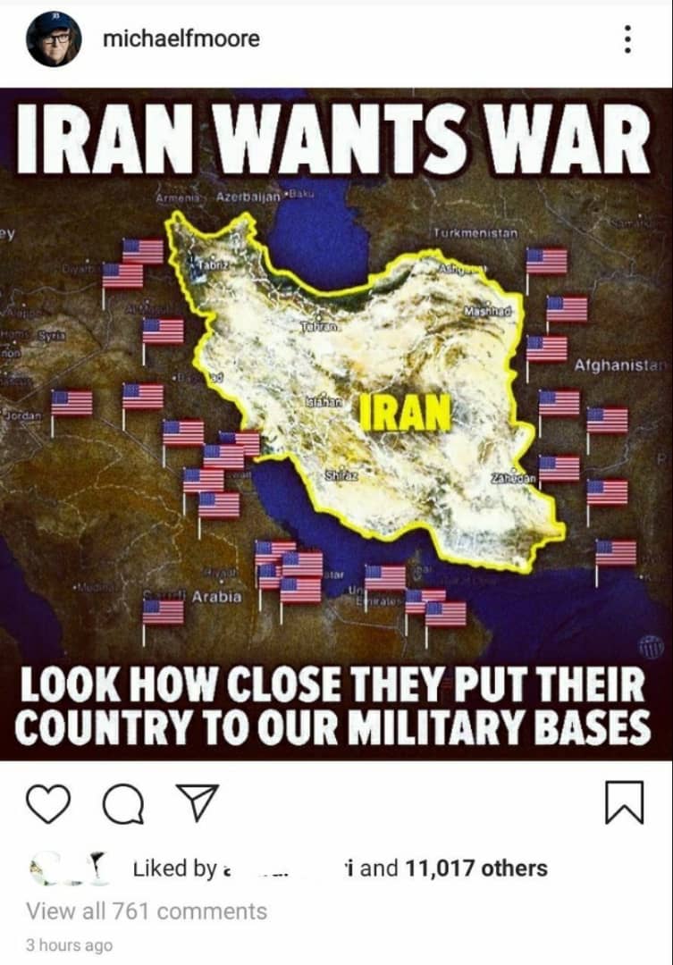 واکنش مستند ساز آمریکایی به وضعیت پایگاههای آمریکا واکنش مستند ساز آمریکایی به وضعیت پایگاههای آمریکا
