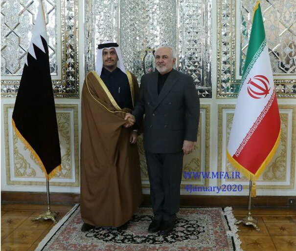 دیدار وزیر خارجه قطر با ظریف دیدار وزیر خارجه قطر با ظریف