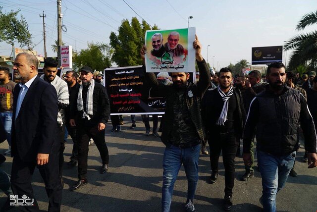 پیکر سردار سلیمانی و ابو مهدی المهندس وارد کربلا شد پیکر سردار سلیمانی و ابو مهدی المهندس وارد کربلا شد