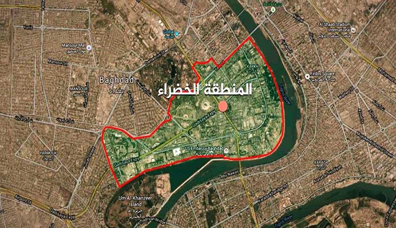 شلیک موشک به نزدیک سفارت آمریکا در بغداد شلیک موشک به نزدیک سفارت آمریکا در بغداد