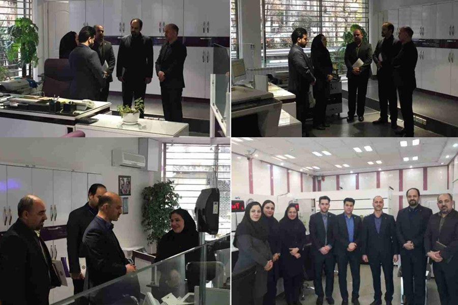 بازدید معاون عملیات بانکی از شعب استان تهران بانک ایران زمین بازدید معاون عملیات بانکی از شعب استان تهران بانک ایران زمین