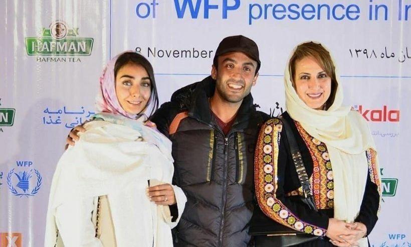 فاطمه گودرزی با پسر و عروسش +عکس