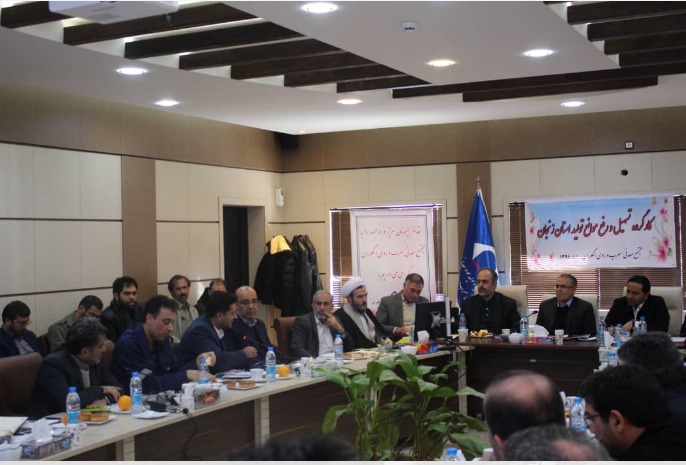 جلسه کارگروه ستاد تسهیل و رفع موانع تولید در انگوران