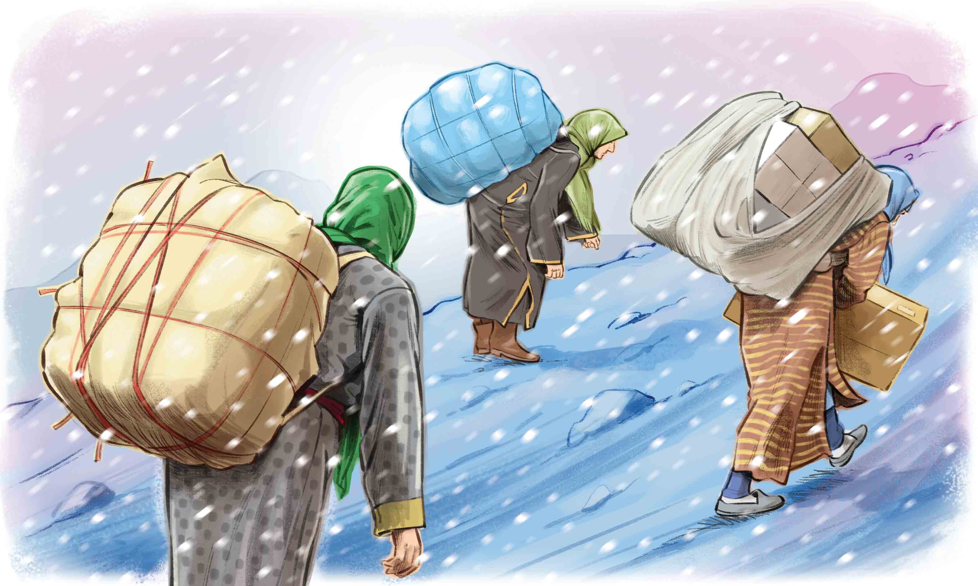 «افزایش قابل توجه» کولبری توسط زنان در مناطق مرزی ایران «افزایش قابل توجه» کولبری توسط زنان در مناطق مرزی ایران