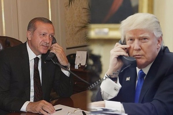 اردوغان و ترامپ درباره سوریه و لیبی رایزنی کردند اردوغان و ترامپ درباره سوریه و لیبی رایزنی کردند