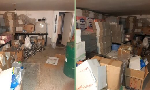 کشف یک انبار احتکار کالاهای اساسی توسط اطلاعات سپاه کشف یک انبار احتکار کالاهای اساسی توسط اطلاعات سپاه