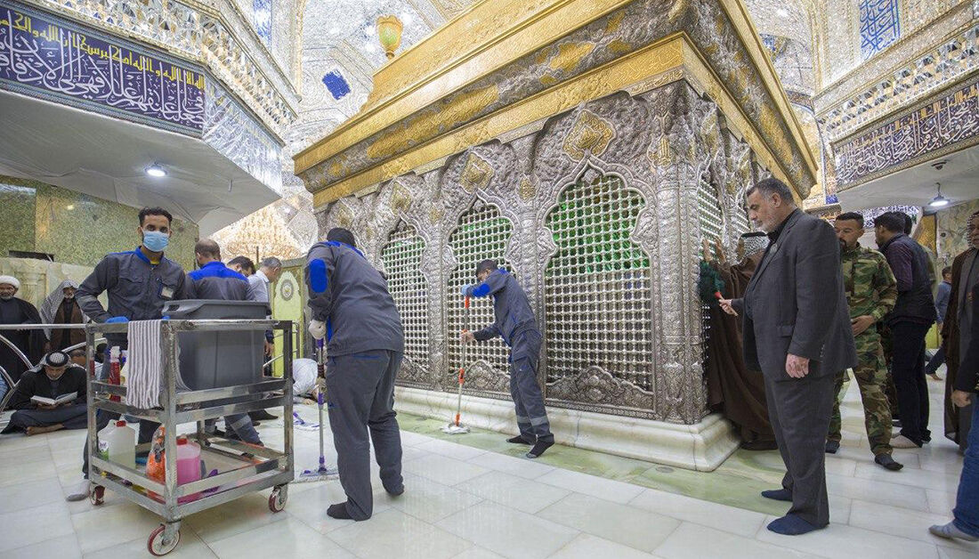 کرونا در عراق، درهای حرمین کاظمین را بست کرونا در عراق، درهای حرمین کاظمین را بست