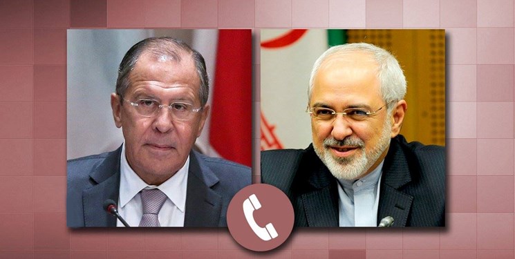 ظریف و لاوروف تلفنی گفتوگو کردند ظریف و لاوروف تلفنی گفتوگو کردند