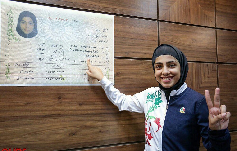 پاسخ دختر قهرمان ۱۸ ساله به هادی ساعی! +عکس پاسخ دختر قهرمان ۱۸ ساله به هادی ساعی! +عکس