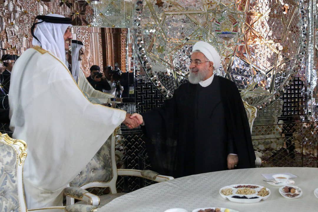 روحانی و امیر قطر دیدار کردند +عکس