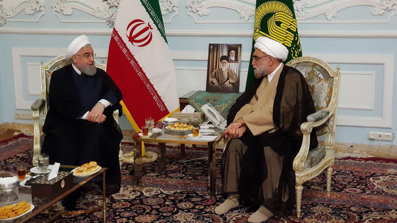 رئیس جمهور با تولیت آستان قدس رضوی دیدار و گفتوگو کرد رئیس جمهور با تولیت آستان قدس رضوی دیدار و گفتوگو کرد