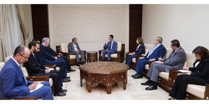 بشار اسد: سوریه در برابر هر تهدیدی کنار ایران می‌ایستد