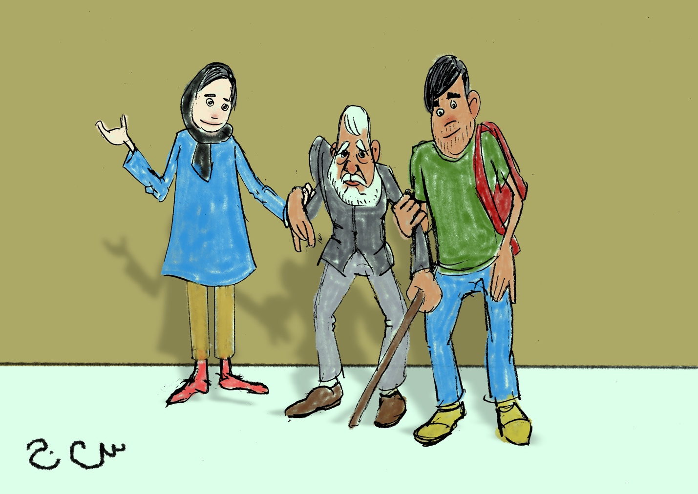 برای همراهی سالمندان با کمپین محافظم باش همراه شوید برای همراهی سالمندان با کمپین محافظم باش همراه شوید