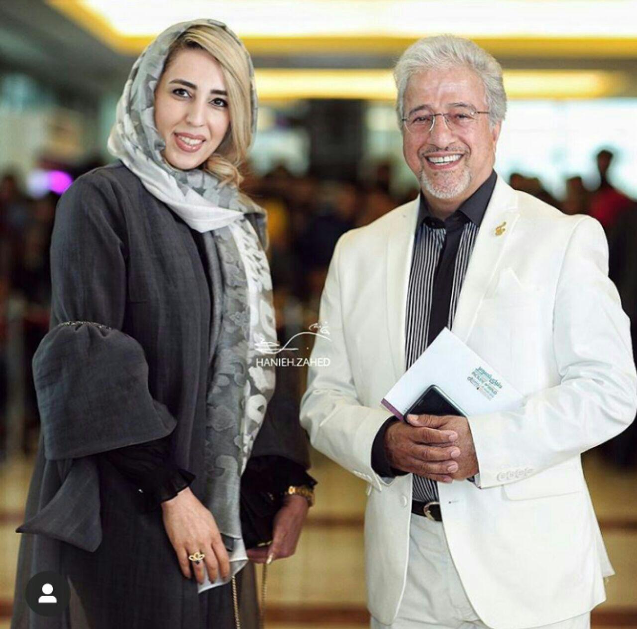 علیرضا خمسه و همسرش +عکس
