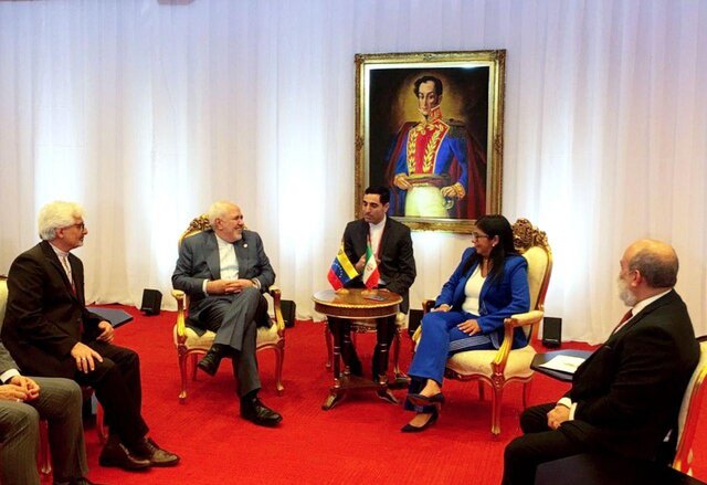 رایزنی ظریف با معاون اول رییسجمهور ونزوئلا رایزنی ظریف با معاون اول رییسجمهور ونزوئلا