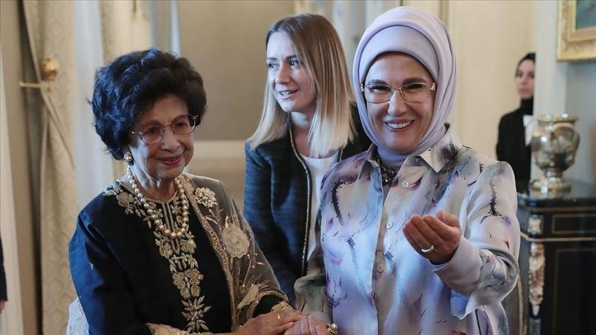 دیدار امینه اردوغان با همسر نخستوزیر مالزی در آنکارا دیدار امینه اردوغان با همسر نخستوزیر مالزی در آنکارا