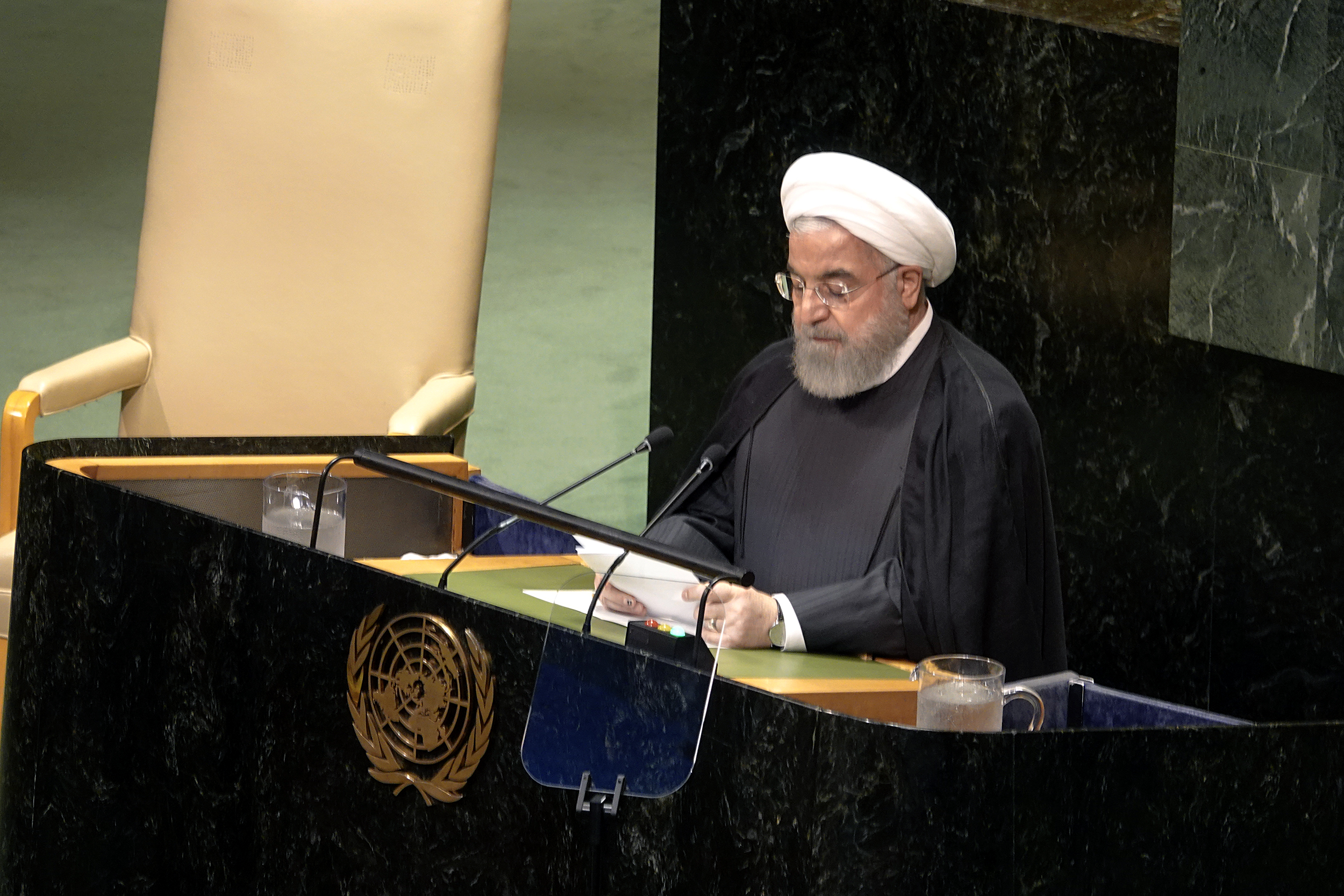توئیت روحانی در سازمان ملل توئیت روحانی در سازمان ملل