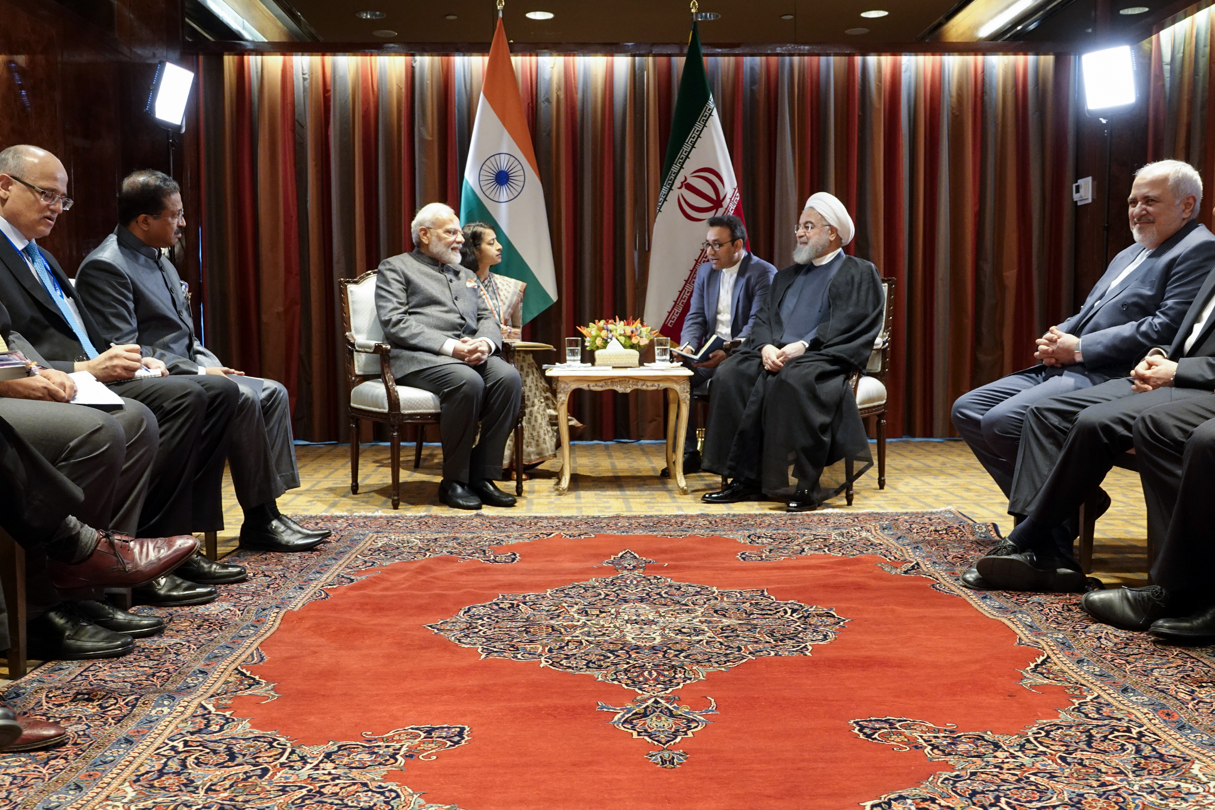 دیدرا روحانی با نخست وزیر هند دیدرا روحانی با نخست وزیر هند